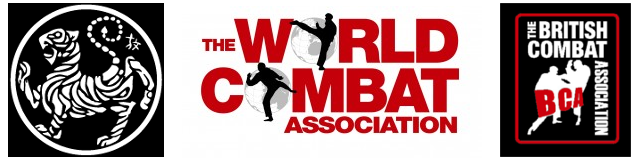 British Combat and World Combat Association logos